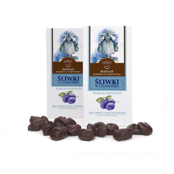 Poznan chocolate-covered plums 125g